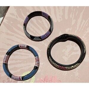 3 Woven Tuareg Bracelet Jewelry For Women Multicolor Plastic Bangle Bracelets